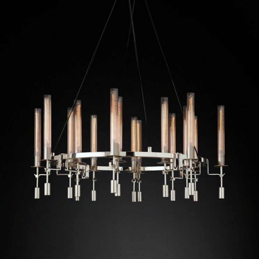 Fontanelle Round Chandelier 46"