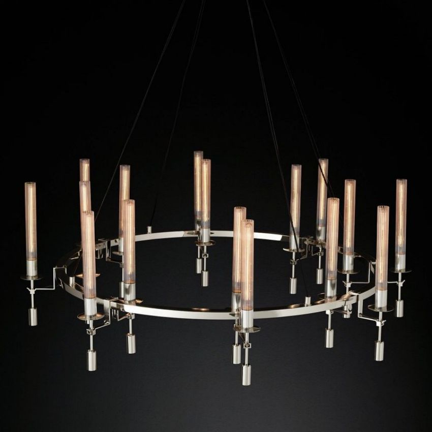Fontanelle Round Chandelier 58"