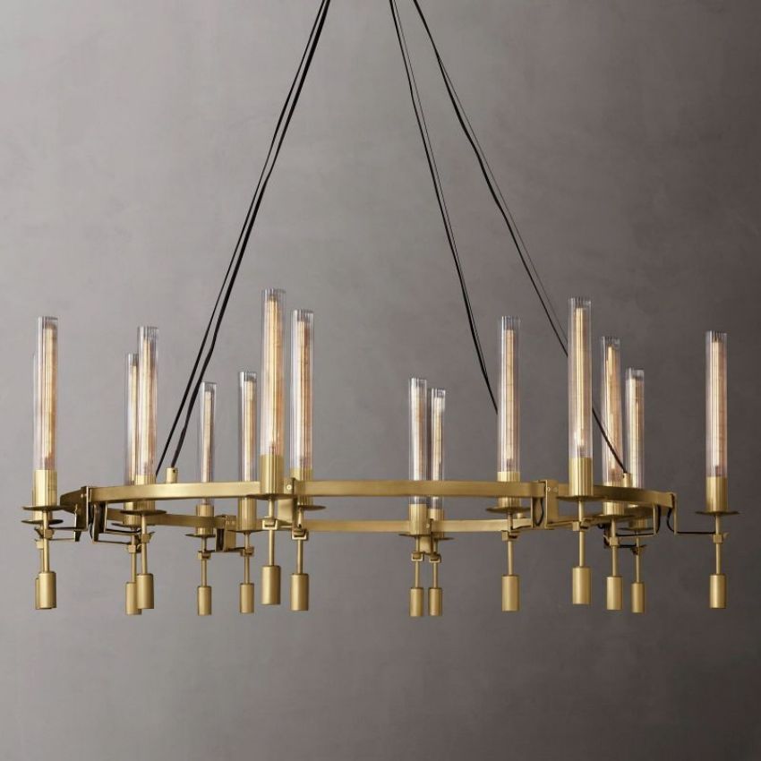 Fontanelle Round Chandelier 58"