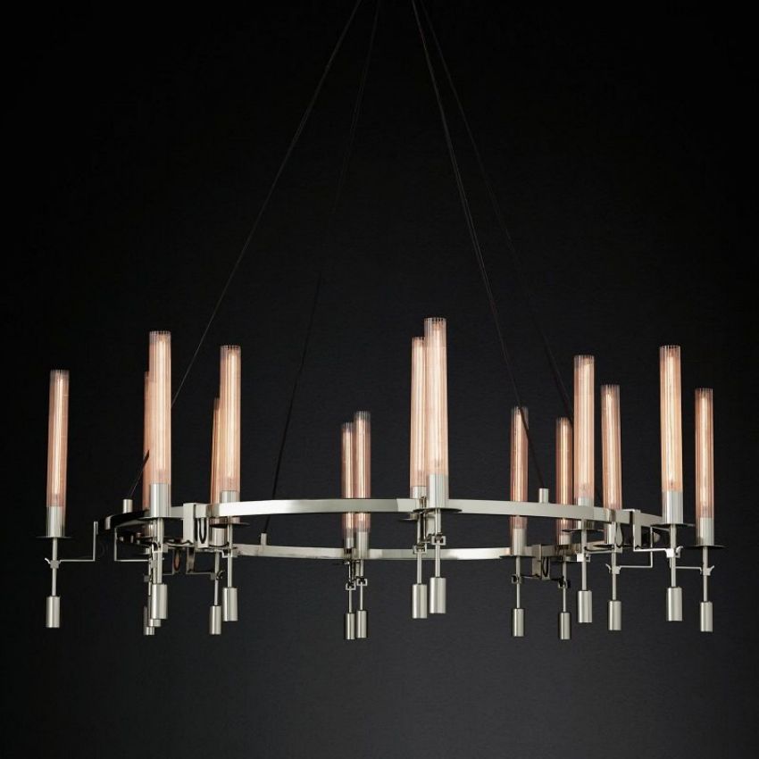 Fontanelle Round Chandelier 58"