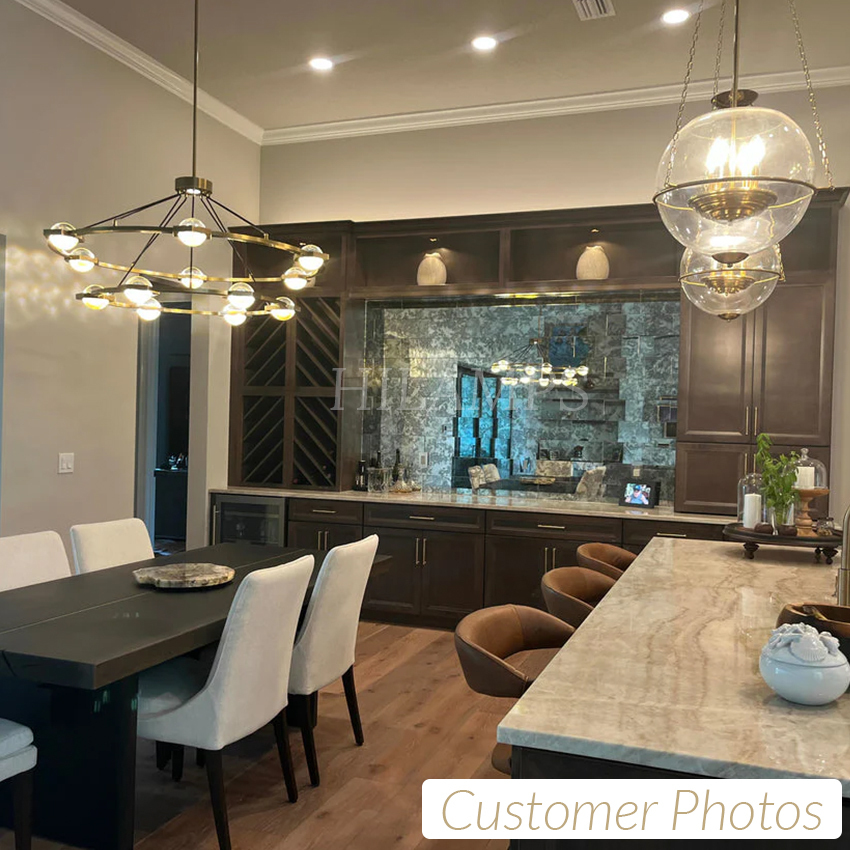 Eclatant Rectangular Chandelier 72"