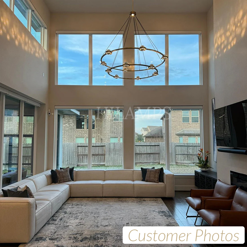 Eclatant Rectangular Chandelier 72"