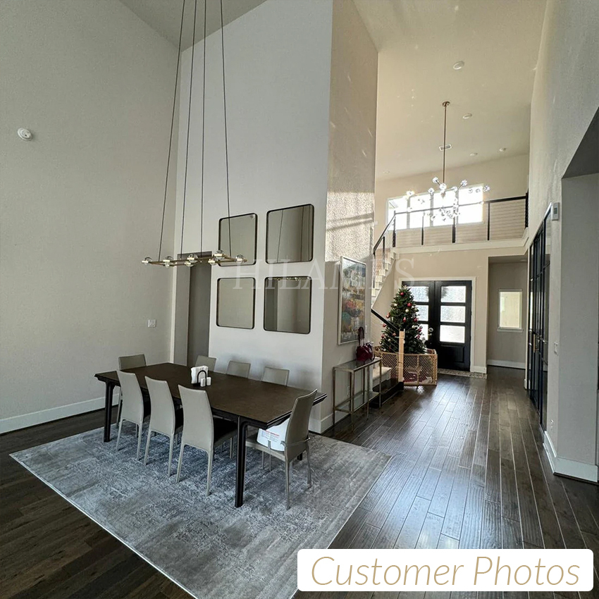 Eclatant Rectangular Chandelier 72"