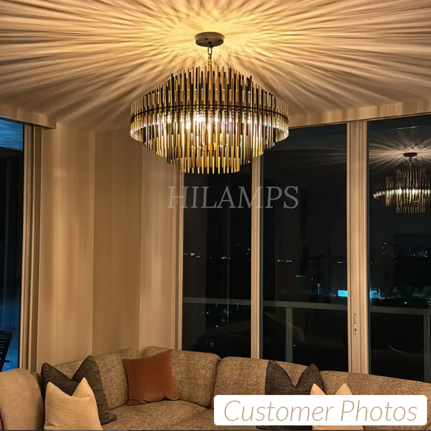Emile Round Chandelier 32"