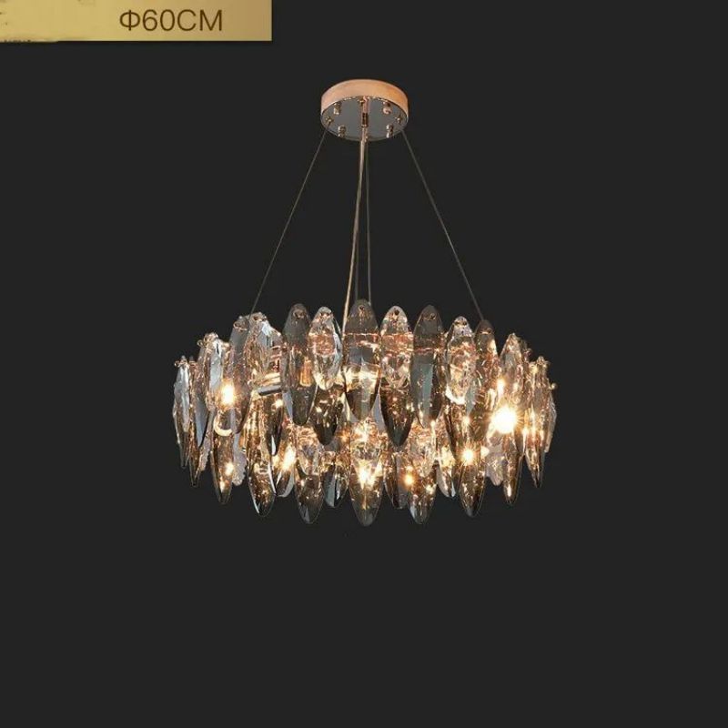 Flora Round Chandelier-HiLamps