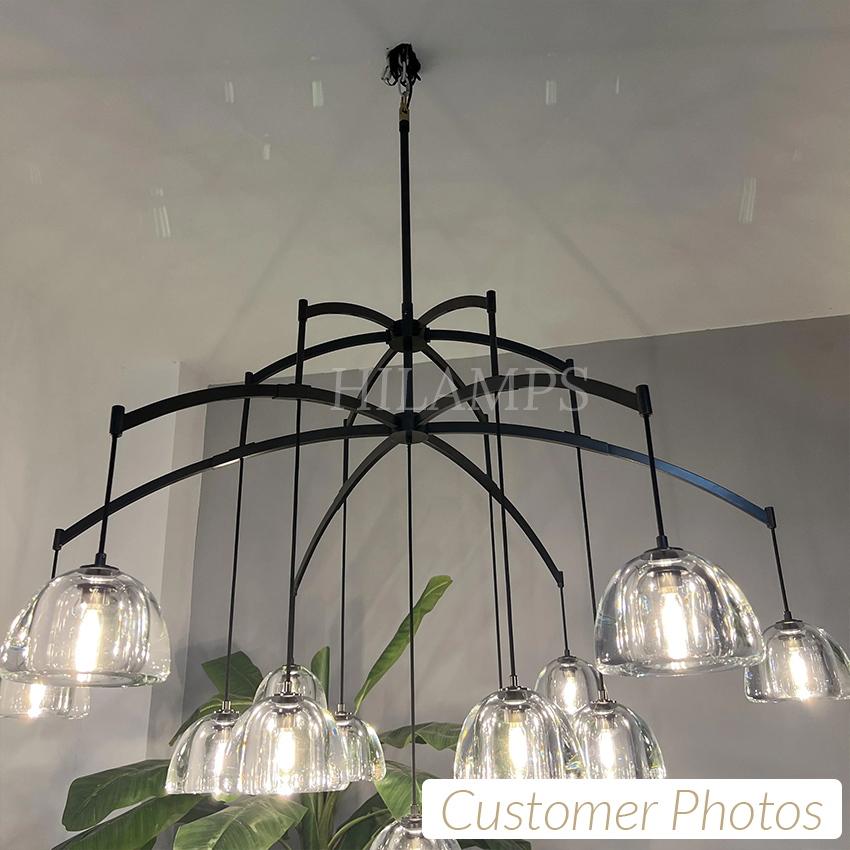 Hemisphere Round Chandelier 48"