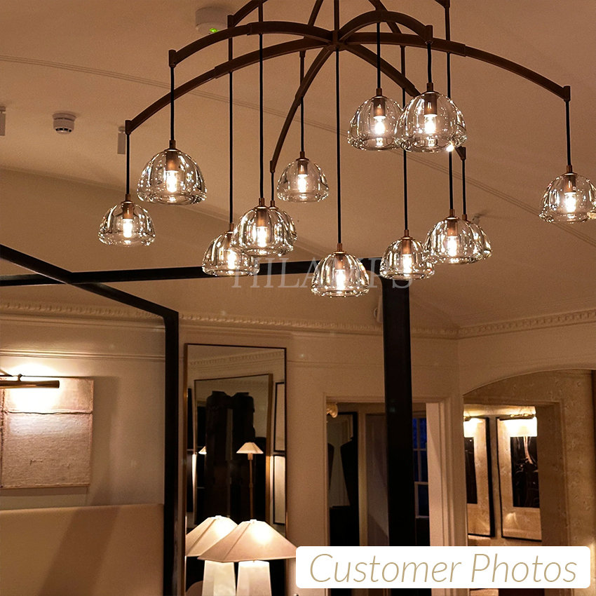 Hemisphere Round Chandelier 48"