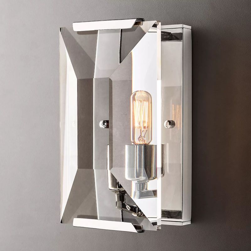 Hensley Crystal Wall Sconce-HiLamps