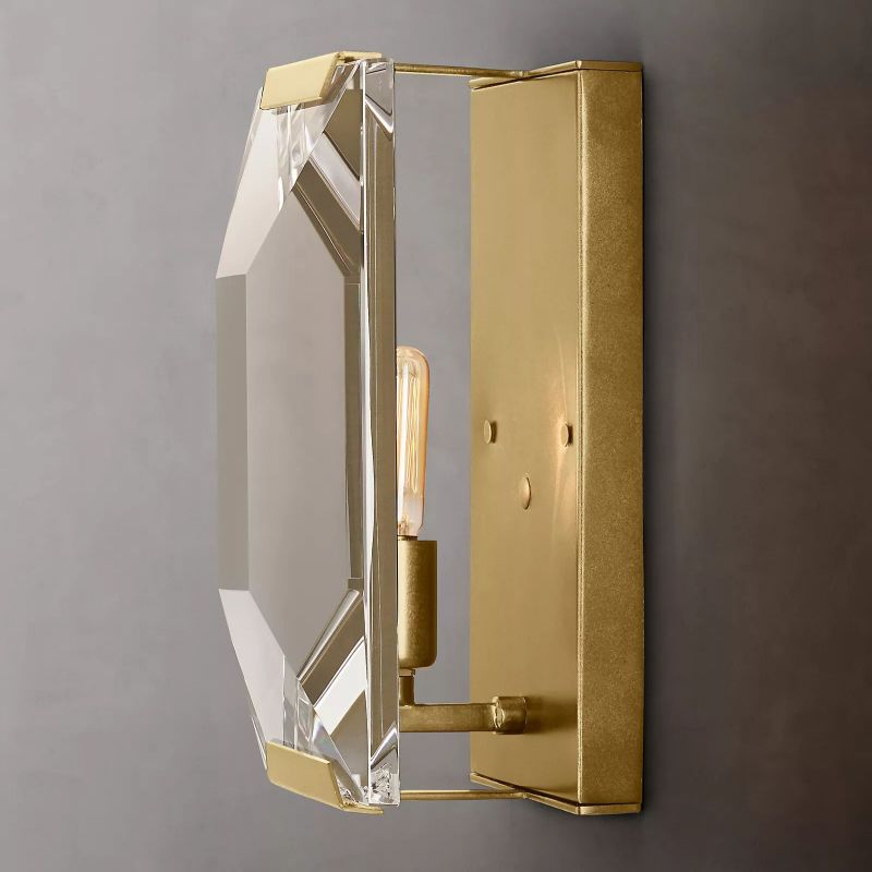 Hensley Crystal Wall Sconce-HiLamps