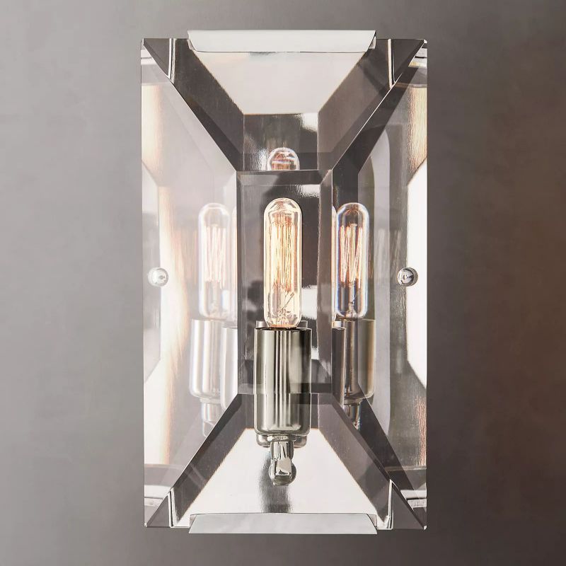 Hensley Crystal Wall Sconce-HiLamps