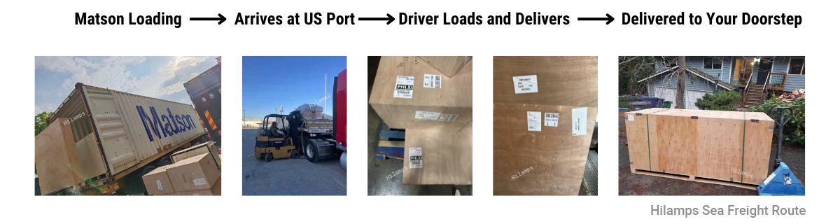 Hilamps Sea Freight Route