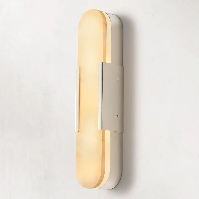Melange Alabaster Sconce