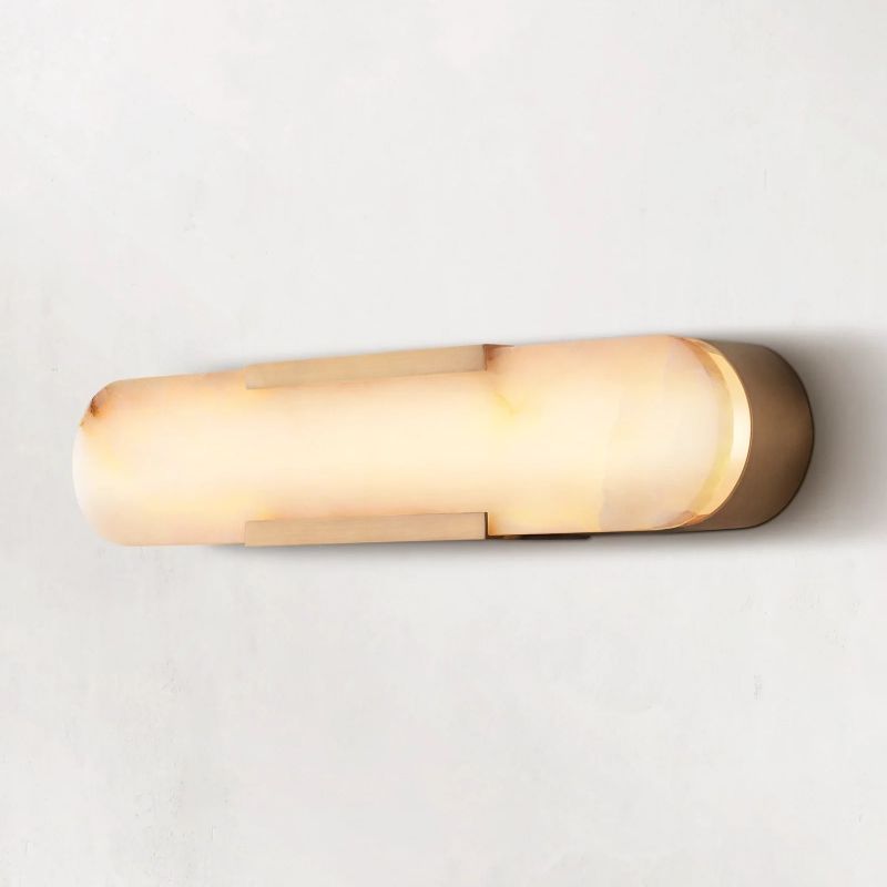 Melange Alabaster Sconce