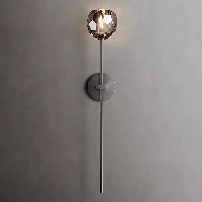 Bayfield Cristal Glass Grand Wall Sconce-HiLamps