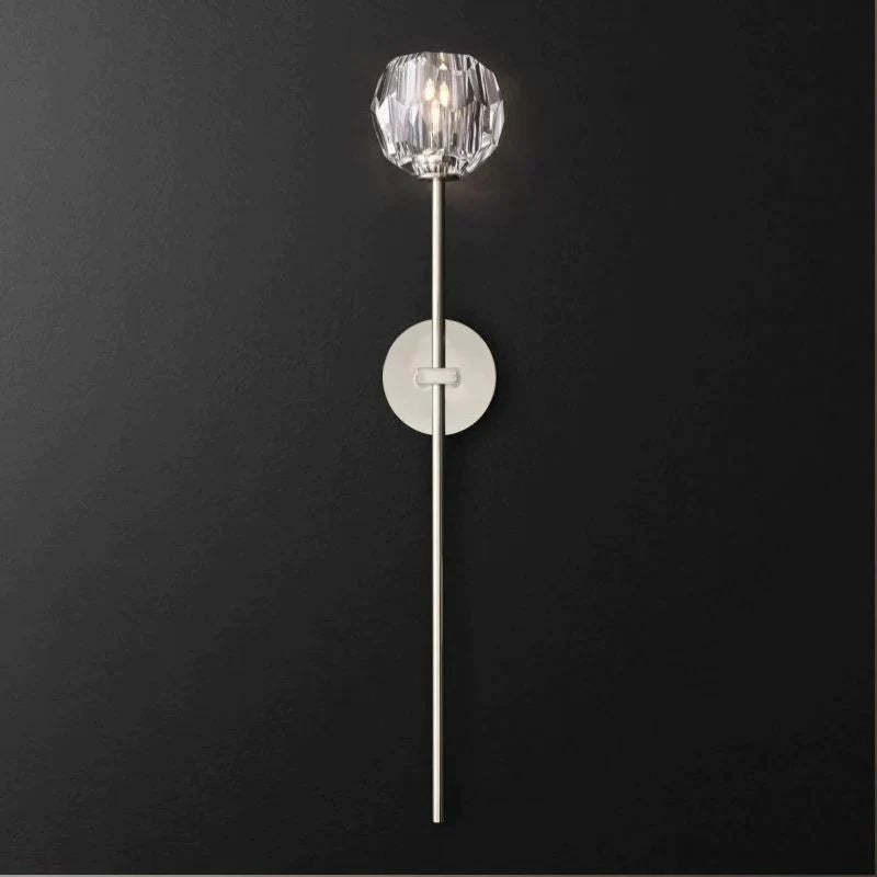 Bayfield Cristal Glass Grand Wall Sconce-HiLamps