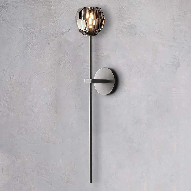 Bayfield Cristal Glass Grand Wall Sconce-HiLamps