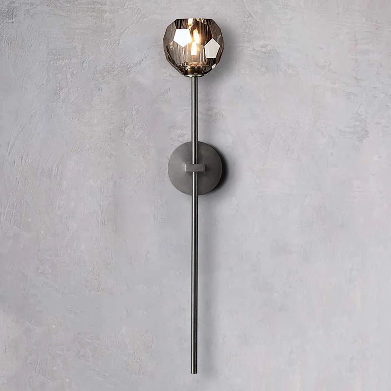 Bayfield Cristal Glass Grand Wall Sconce-HiLamps