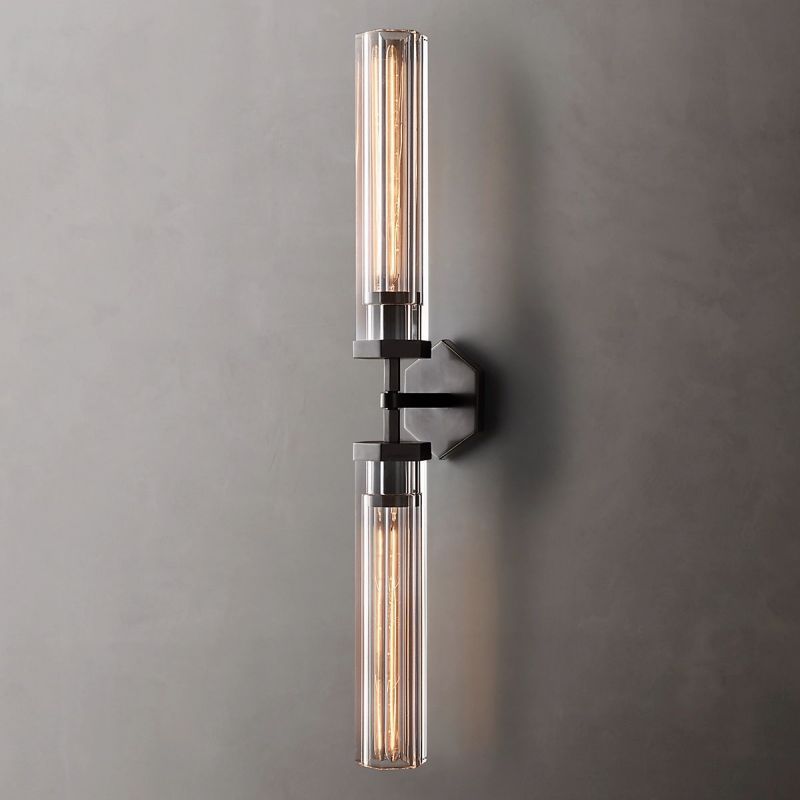 Lakeside Hexagonal Grand Linear Wall Sconce-HiLamps