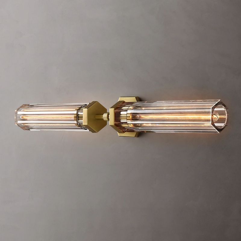 Lakeside Hexagonal Grand Linear Wall Sconce-HiLamps
