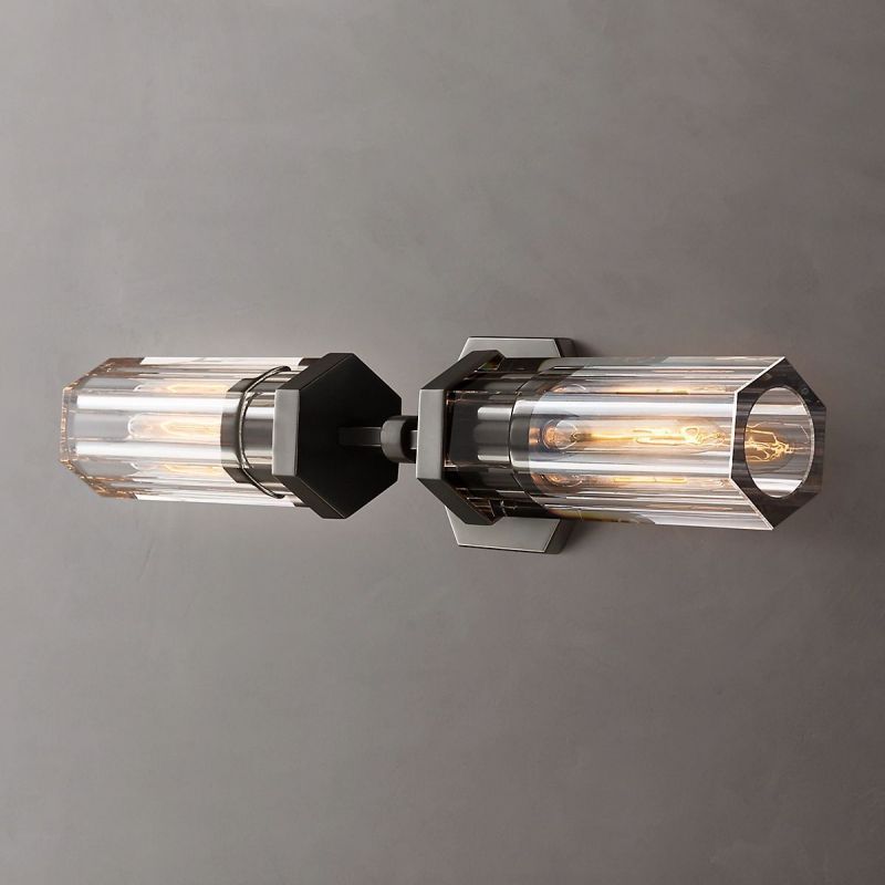 Lakeside Hexagonal Linear Wall Sconce-HiLamps