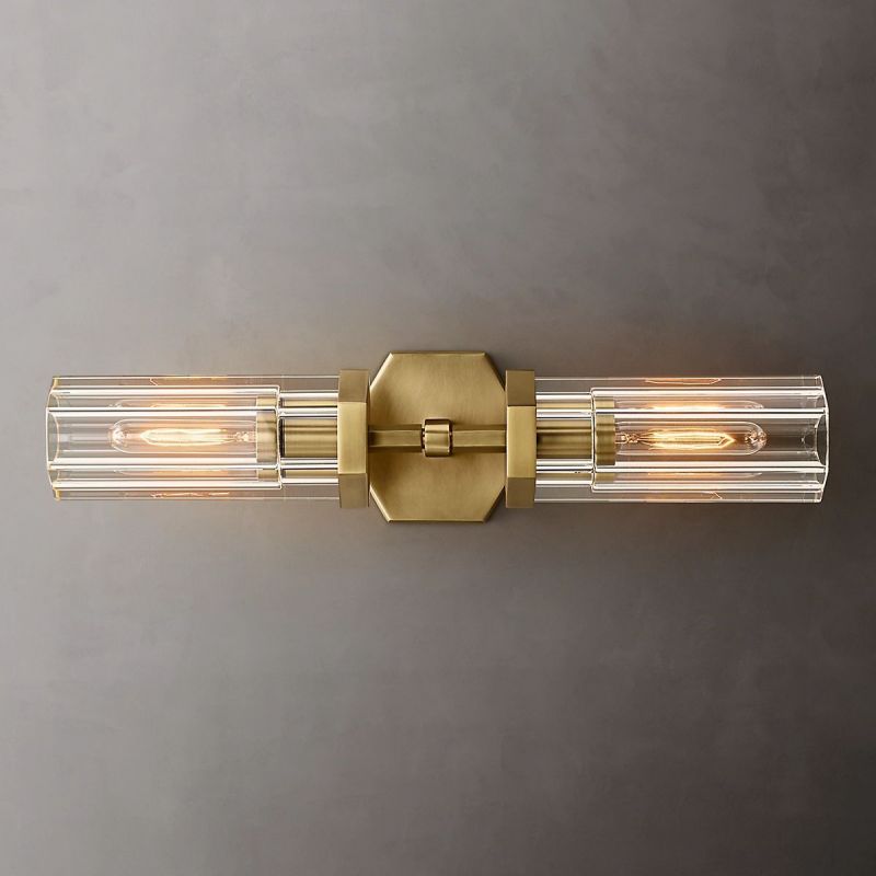 Lakeside Hexagonal Linear Wall Sconce-HiLamps