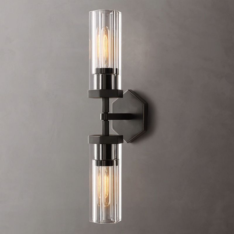 Lakeside Hexagonal Linear Wall Sconce-HiLamps