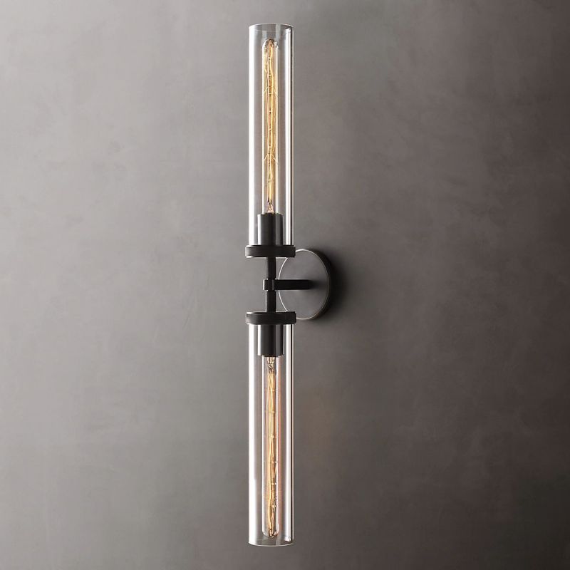 Lakeside Knurled Grand Linear Wall Sconce-HiLamps
