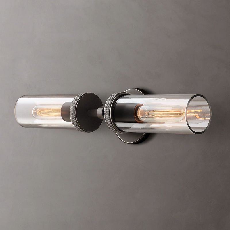 Lakeside Knurled Linear Wall Sconce-HiLamps