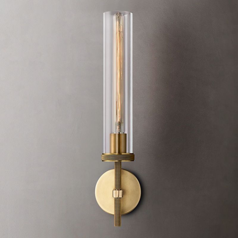 Lakeside Knurled Grand Wall Sconce-HiLamps