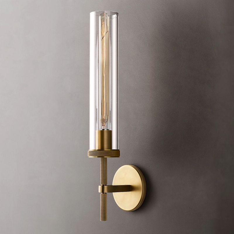 Lakeside Knurled Grand Wall Sconce-HiLamps