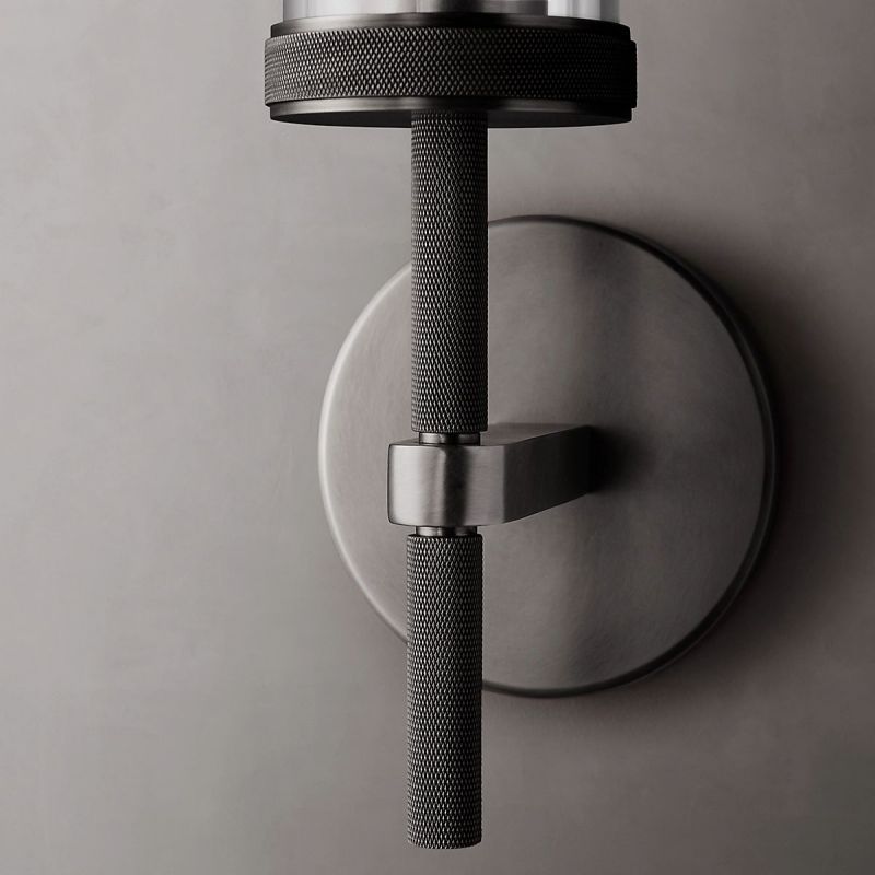Lakeside Knurled Grand Wall Sconce-HiLamps