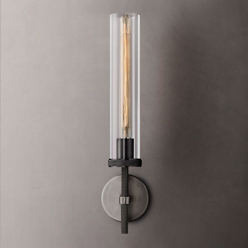 Lakeside Knurled Grand Wall Sconce-HiLamps