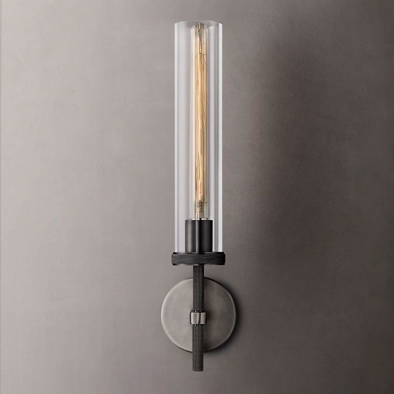 Lakeside Knurled Grand Wall Sconce-HiLamps