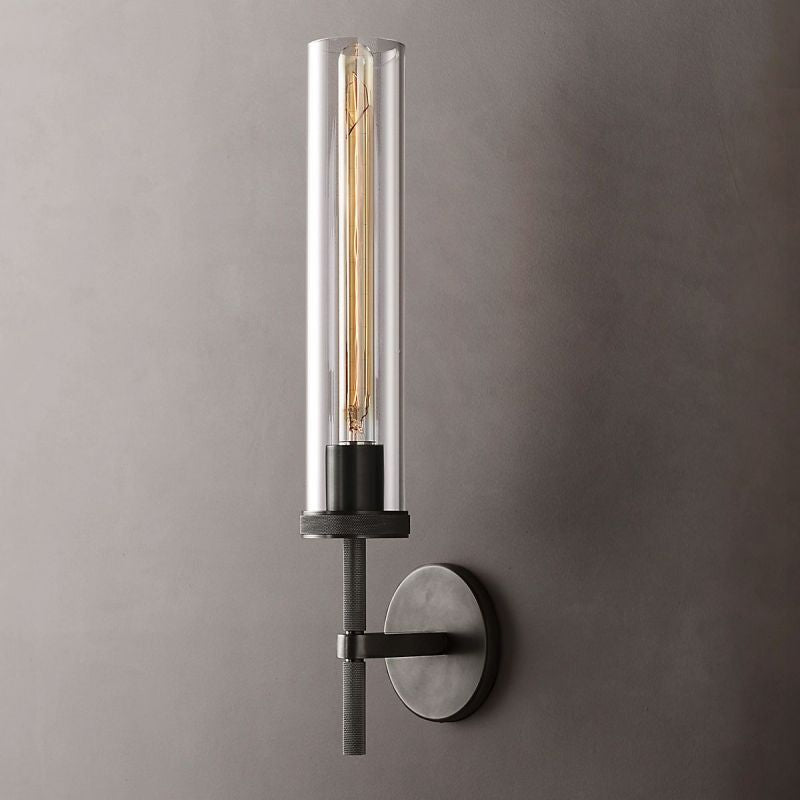 Lakeside Knurled Grand Wall Sconce-HiLamps