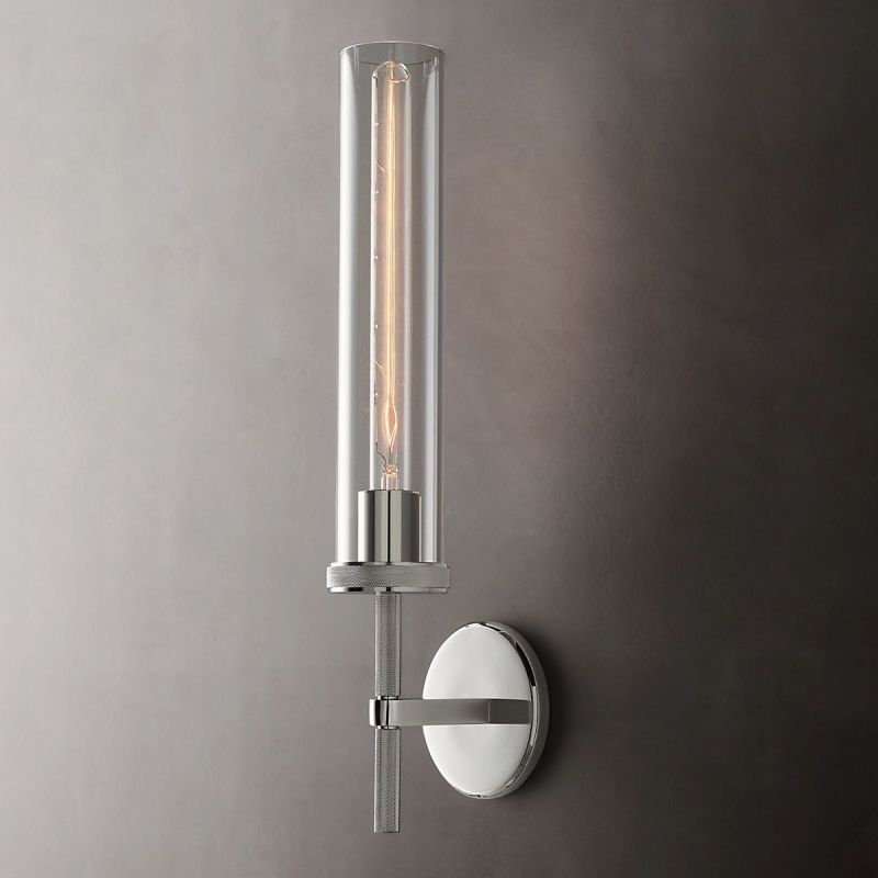 Lakeside Knurled Grand Wall Sconce-HiLamps