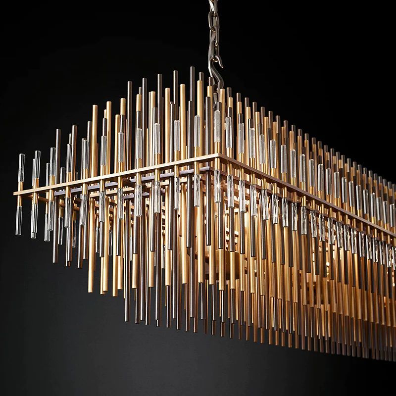 EMILE RECIANGULAR CHANDELIER 54"