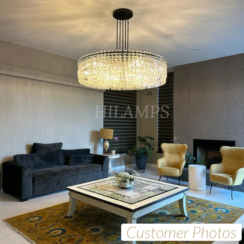 Marignan 5 Tier Round Chandelier 60"