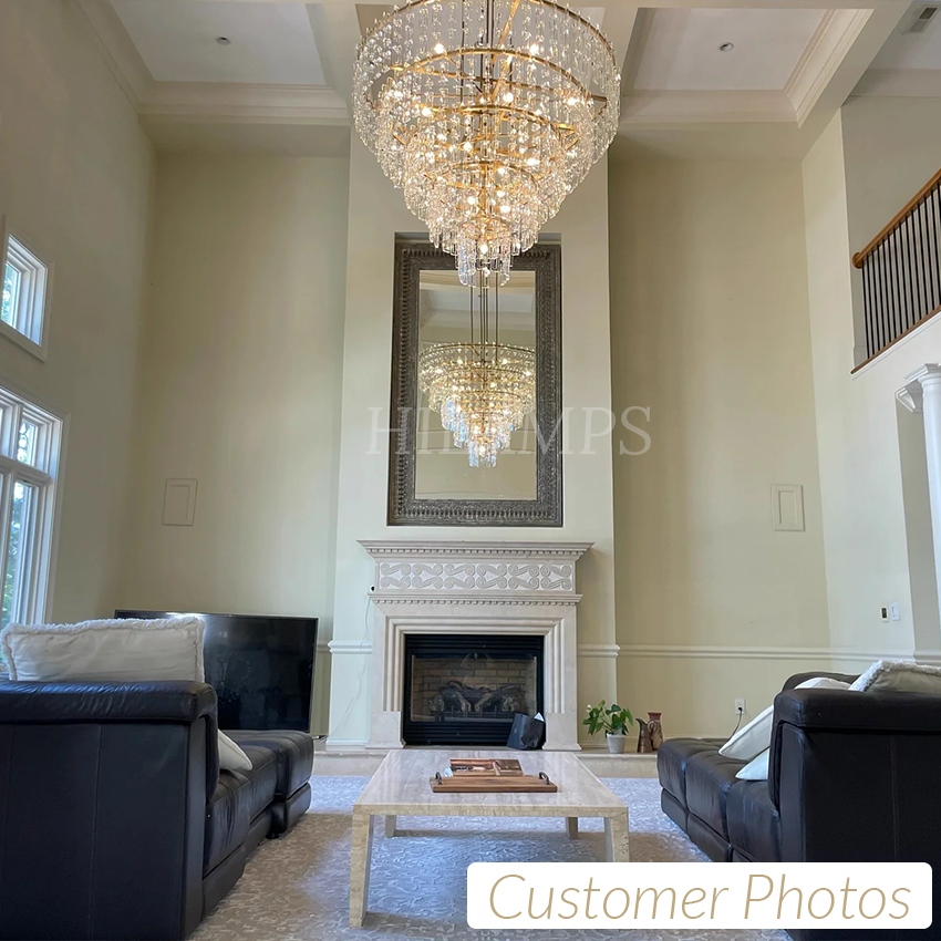 Marignan 5 Tier Round Chandelier 60"