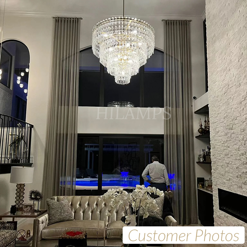Marignan 5 Tier Round Chandelier 60"