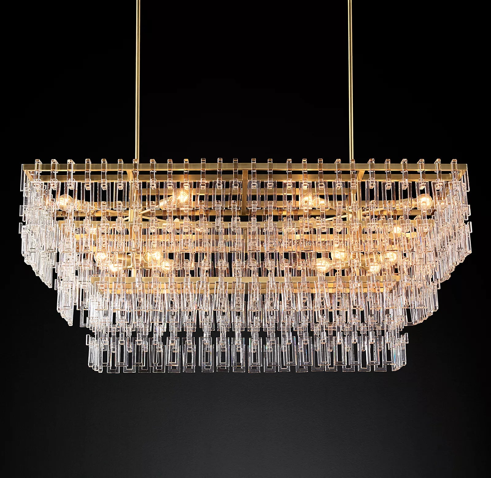MARIGNAN RECIANGULAR CHANDELIER 60"
