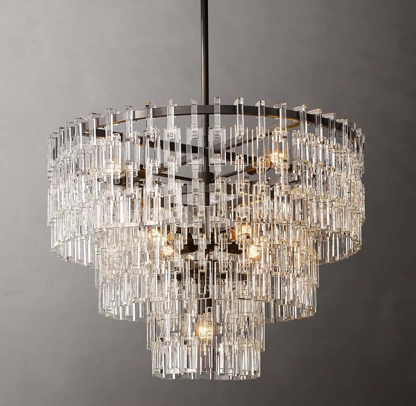MARIGNAN TIERED ROUND CHANDELIER 36"