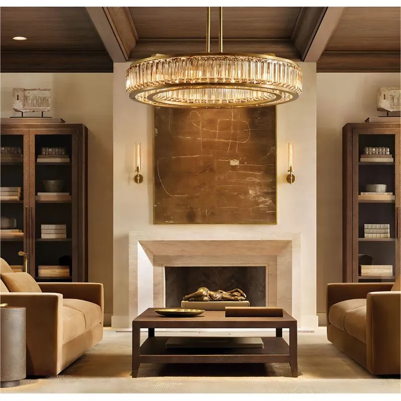 Maurier Round Chandelier 37"