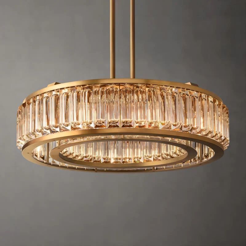 Marlowe Round Chandelier 37"-HiLamps