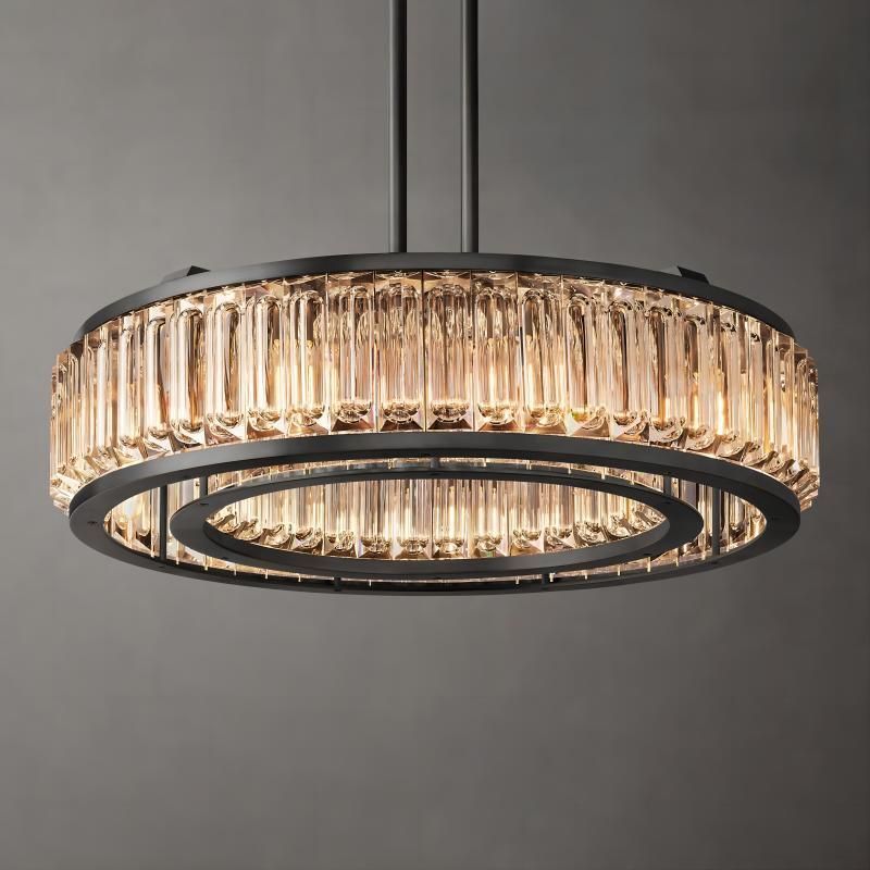 Marlowe Round Chandelier 37"-HiLamps