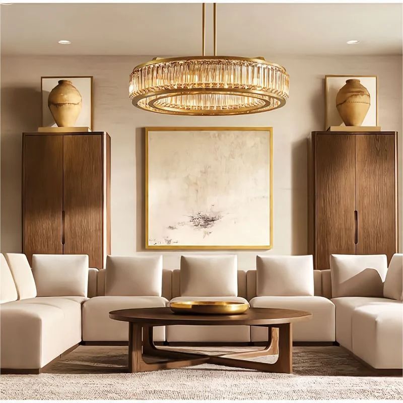 Marlowe Round Chandelier 37"-HiLamps
