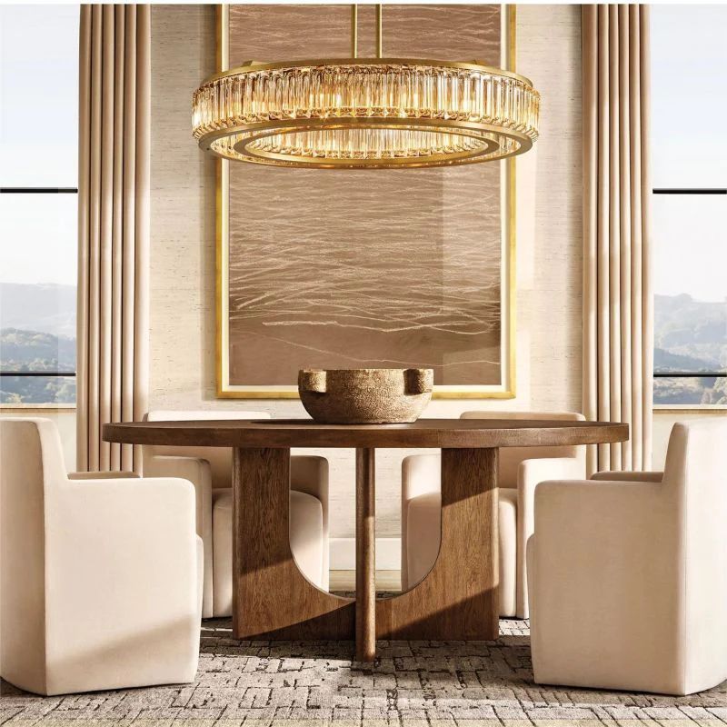 Marlowe Round Chandelier 37"-HiLamps