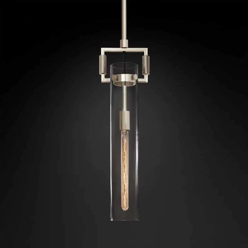 MACHINIST GLASS CYLINDER PENDANT