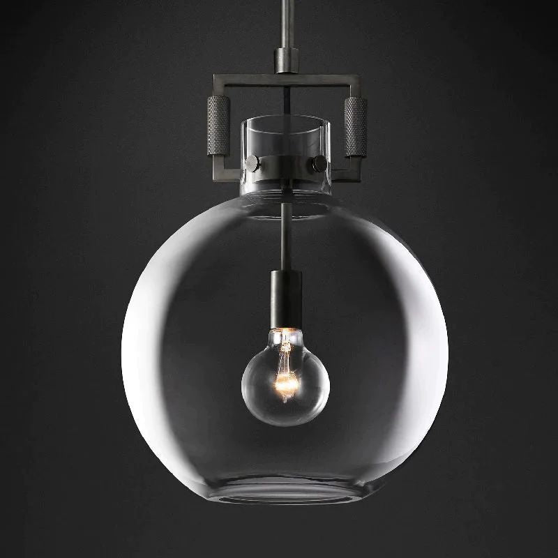 MACHINIST GLASS GLOBE PENDANT
