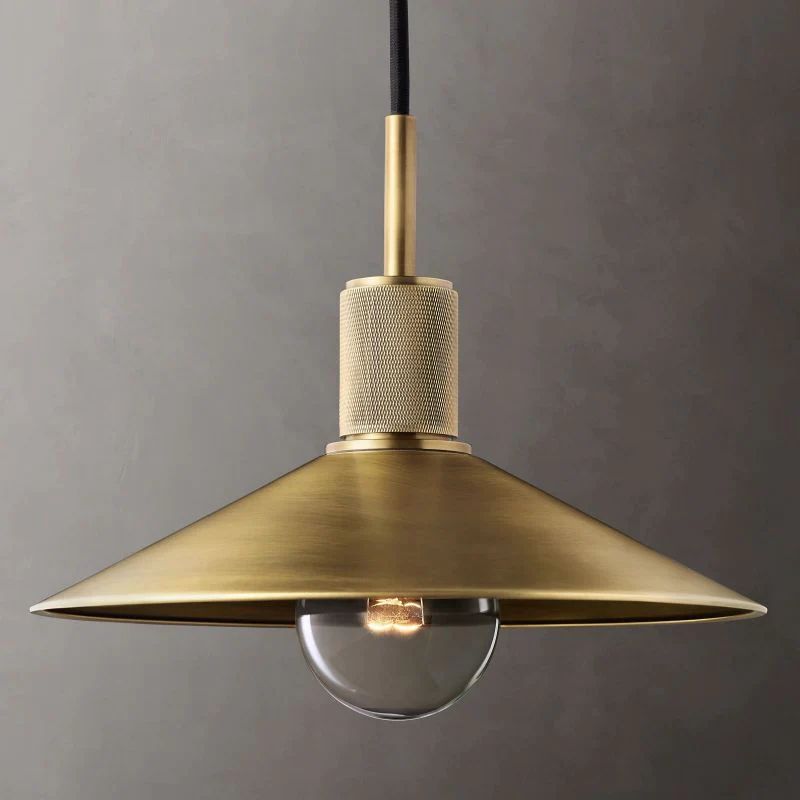 UTILITAIRE METAL SLOPE SHADE PENDANT