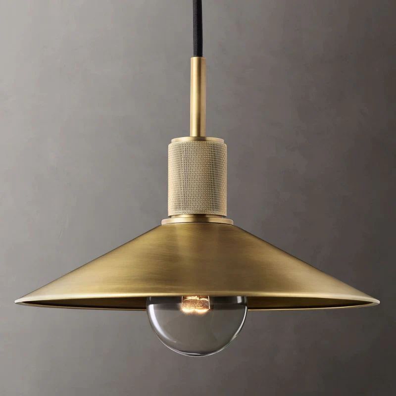UTILITAIRE METAL SLOPE SHADE PENDANT